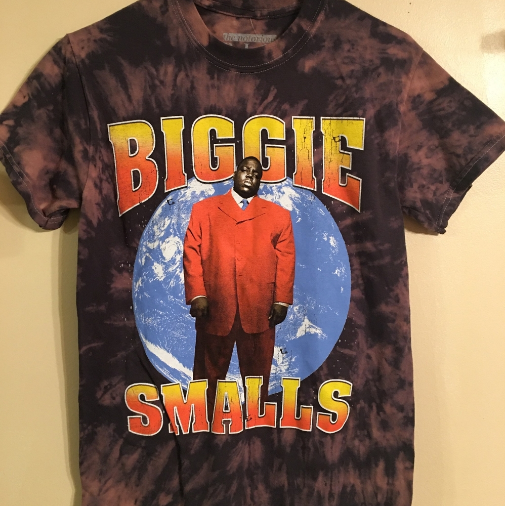 Vintage tye dye Biggie smalls tshirt